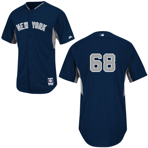Dellin Betances #68 Youth Baseball Jersey-New York Yankees Authentic 2014 Navy Cool Base BP MLB Jersey - Click Image to Close